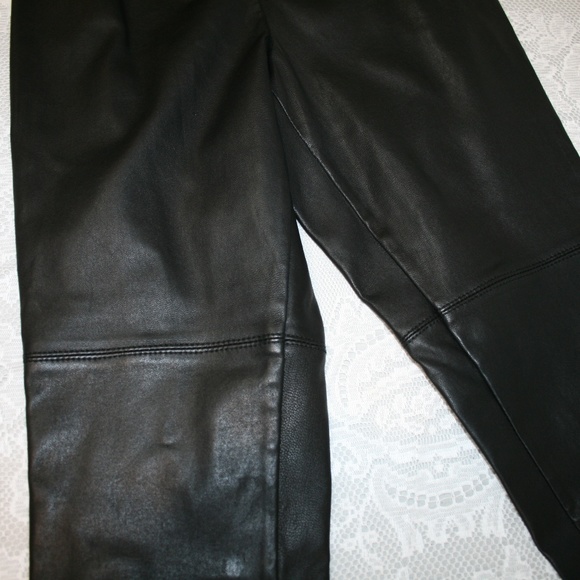 🌟H by Halston  Stretch Leather Leggings💕 - Picture 6 of 8